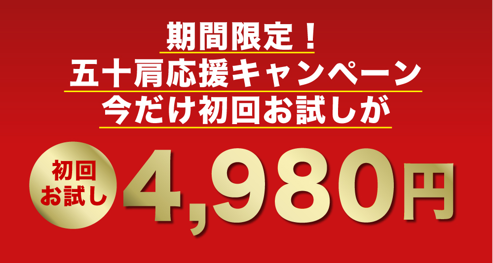 初回お試し4,980円!